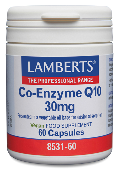 Coenzima Q10 Lamberts 30 mg 60 cápsulas