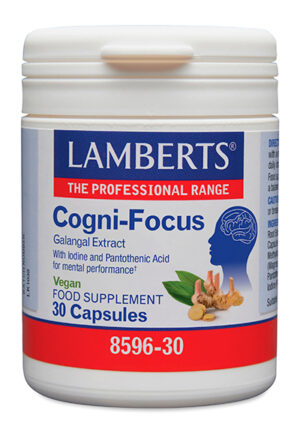 Cogni-Focus Lamberts con extracto de galangal 30 cápsulas