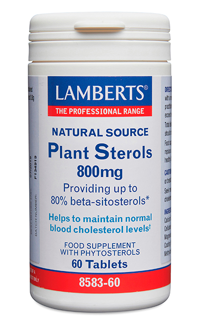 Esteroles vegetales Lamberts 800 mg 60 tabletas Esteroles vegetales Lamberts 800 mg 60 tabletas