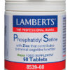 Fosfatidilserina Lamberts 100 mg con zinc 60 tabletas Fosfatidilserina Lamberts 100 mg con zinc 60 tabletas