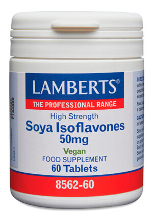 Isoflavonas de soja Lamberts 50 mg 60 tabletas
