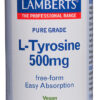 L-Tirosina Lamberts 500 mg 60 cápsulas