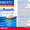 MagAsorb Citrato de magnesio Lamberts en polvo 165 g detalle de la etiqueta MagAsorb Citrato de magnesio Lamberts en polvo 165 g detalle de la etiqueta