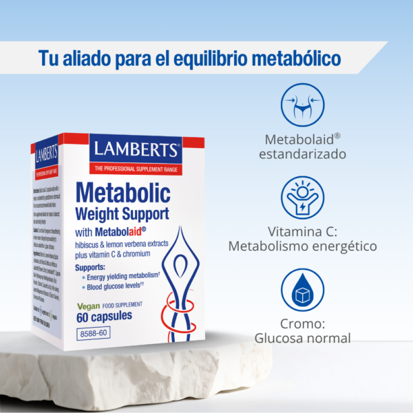 Metabolic Weight Support Lamberts 60 cápsulas detalle 2