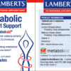 Metabolic Weight Support Lamberts 60 cápsulas detalle de la etiqueta