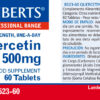Quercetina 500 mg Lamberts 60 tabletas detalle de la etiqueta Quercetina 500 mg Lamberts 60 tabletas detalle de la etiqueta