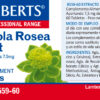 Rhodiola rosea 3125 mg Lamberts 60 tabletas detalle de la etiqueta