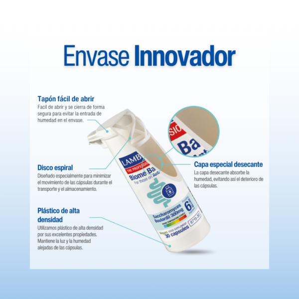 Biome Balance Antibiotics Lamberts 30 cápsulas detalle 6