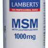 MSM 1.000 mg Lamberts – 120 tabletas