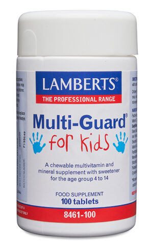Multi-Guard for Kids Lamberts 100 tabletas masticables