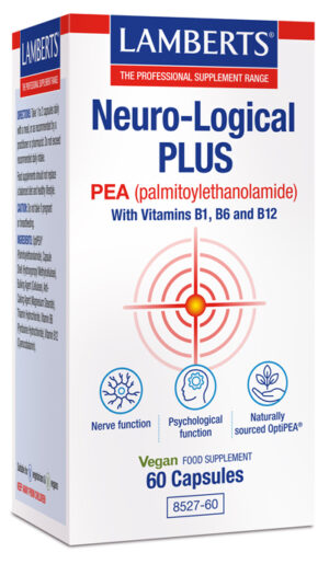 Neuro-Logical Plus Lamberts 400 mg PEA 60 cápsulas Neuro-Logical Plus Lamberts 400 mg PEA 60 cápsulas