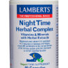 Night Time Herbal Complex Lamberts 60 cápsulas