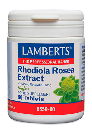Rhodiola rosea 3125 mg Lamberts 60 tabletas