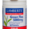 Extracto de té verde Lamberts 60 tabletas Extracto de té verde Lamberts 60 tabletas