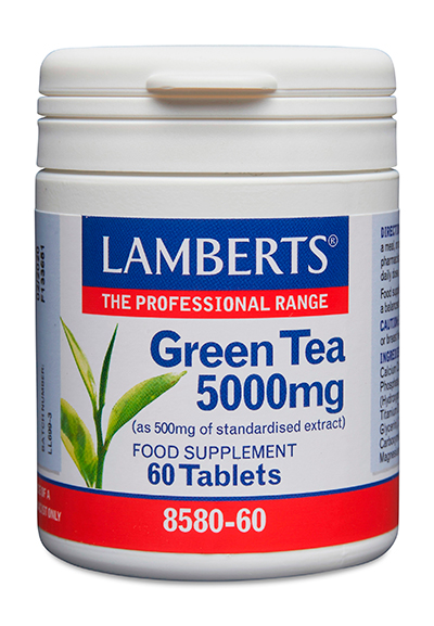 Extracto de té verde Lamberts 60 tabletas Extracto de té verde Lamberts 60 tabletas