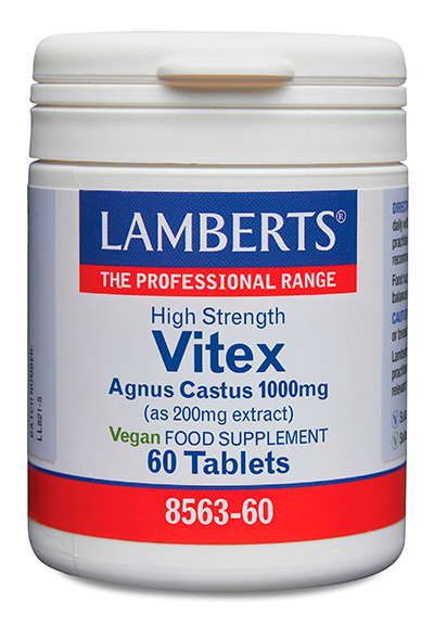 Vitex Agnus Castus 1000 mg Lamberts 60 tabletas